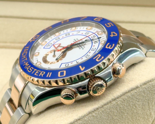 Rolex Yachtmaster II Rose Gold Bi Metal - Image 8