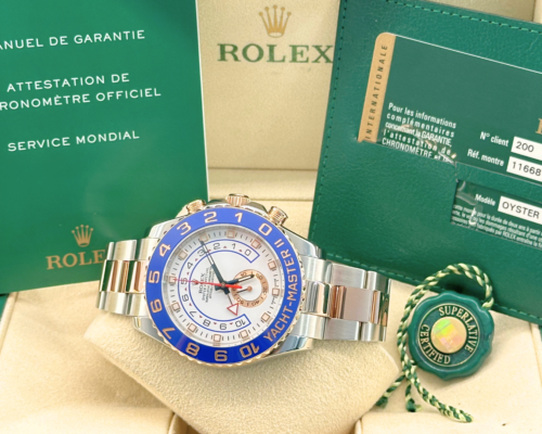 Rolex Yachtmaster II Rose Gold Bi Metal - Image 11