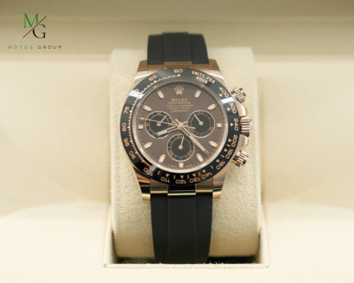 Rolex Daytona Rose Gold Chocolate Dial Oysterflex - Image 3