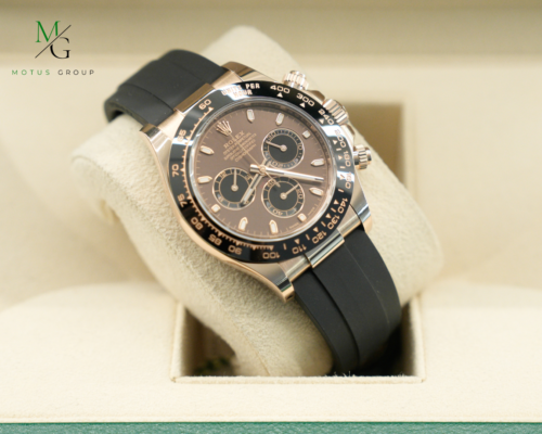 Rolex Daytona Rose Gold Chocolate Dial Oysterflex - Image 4