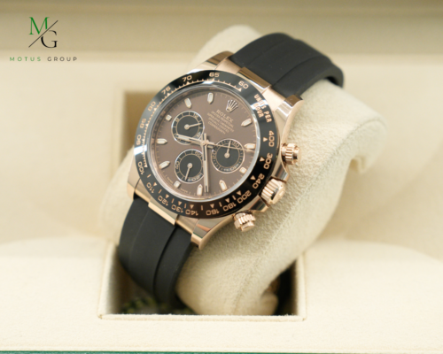 Rolex Daytona Rose Gold Chocolate Dial Oysterflex - Image 5