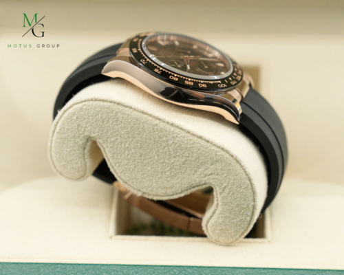 Rolex Daytona Rose Gold Chocolate Dial Oysterflex - Image 7