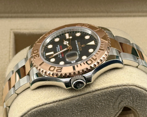 Rolex Yacht-Master40 Rose Gold Black Dial - Image 7